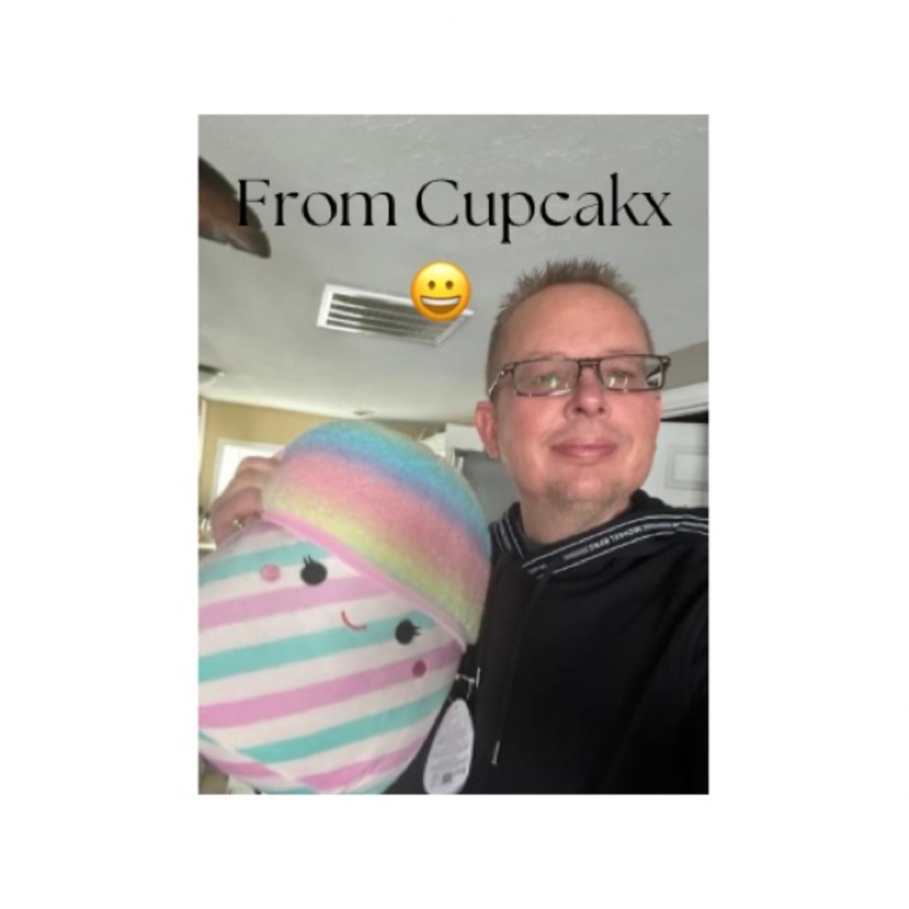 Proud new owner of the official Cupcake Squishy mascot from Cupcakx show!!